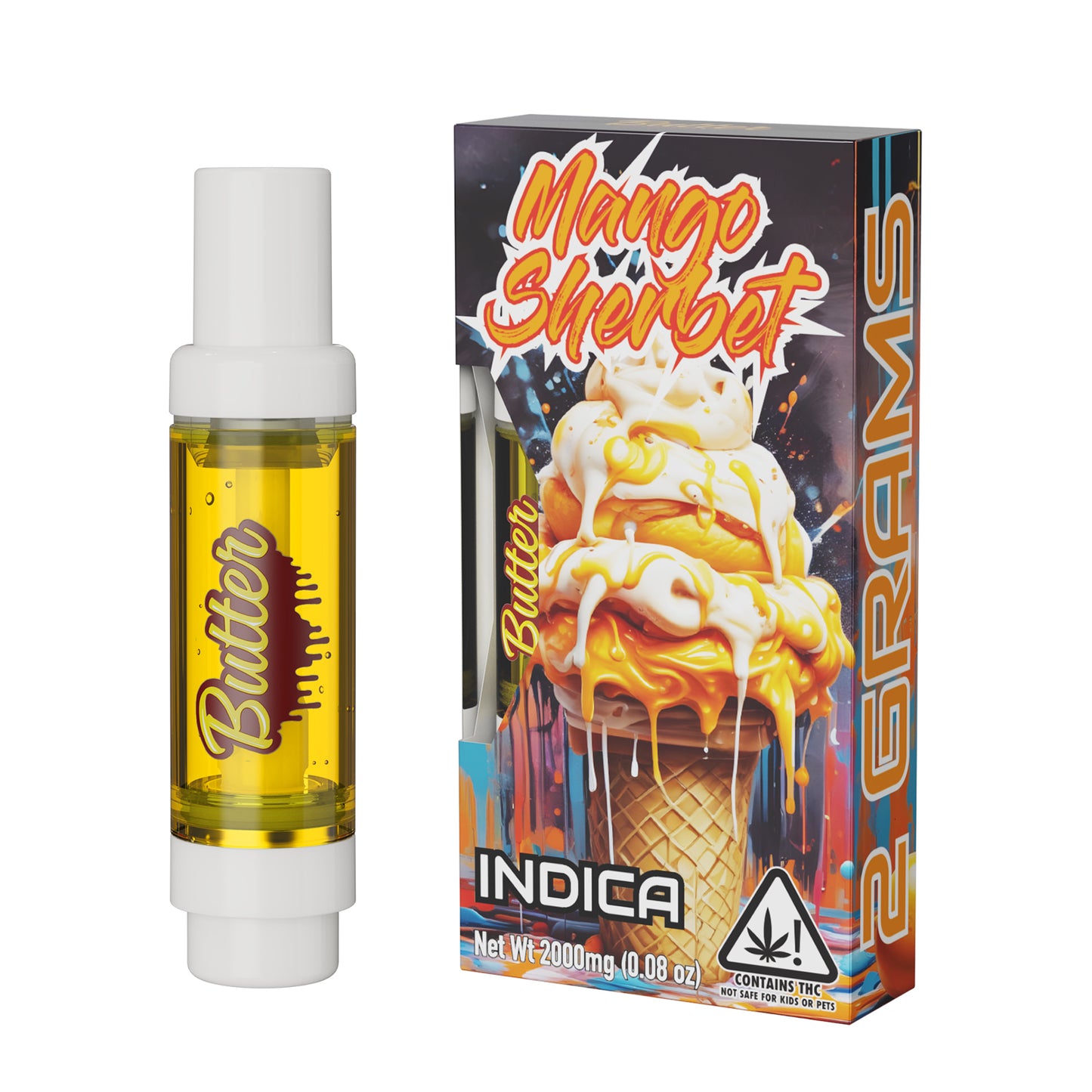 2mL Cartridge - Mango Sherbet (2-gram)