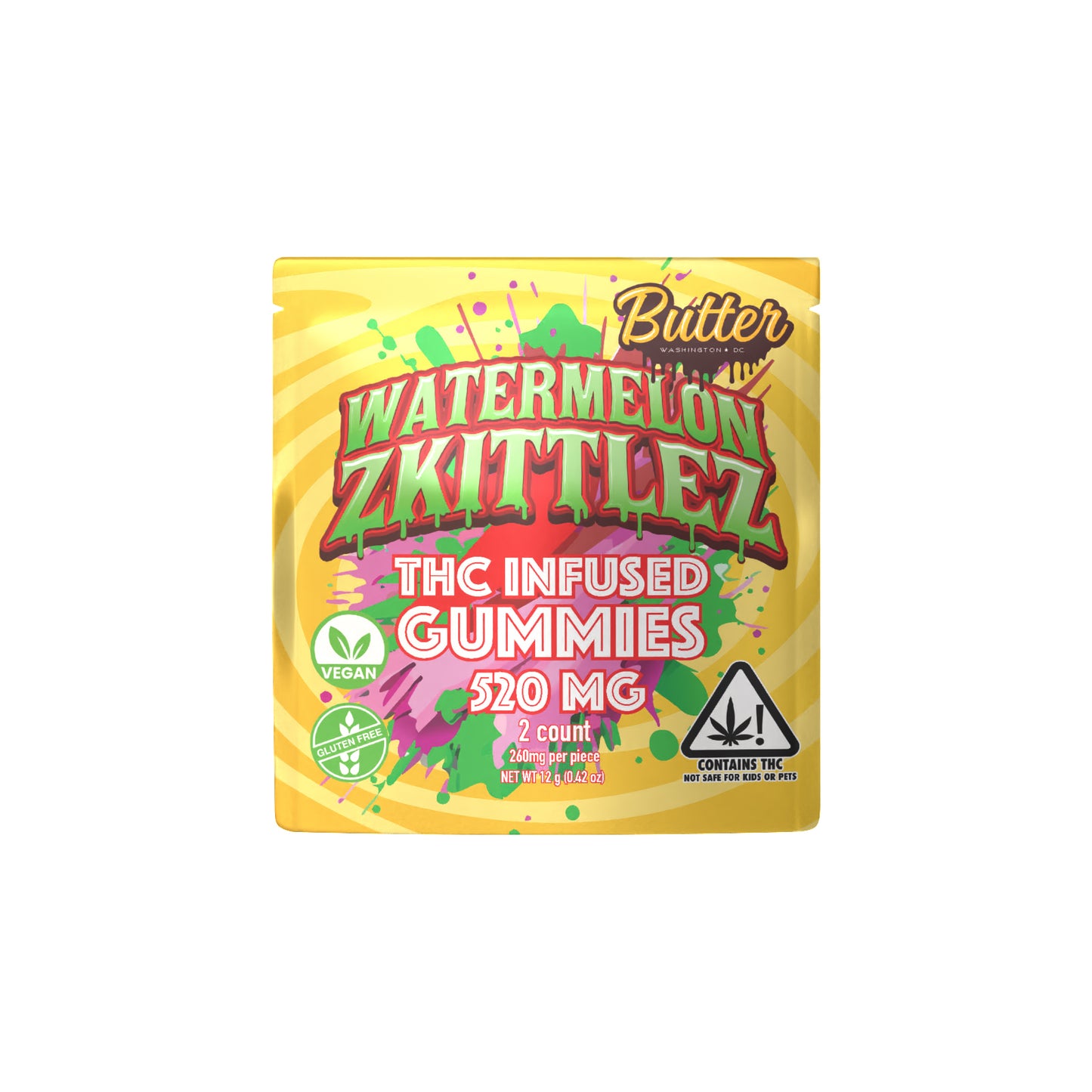 THC-Infused Gummies (520mg)