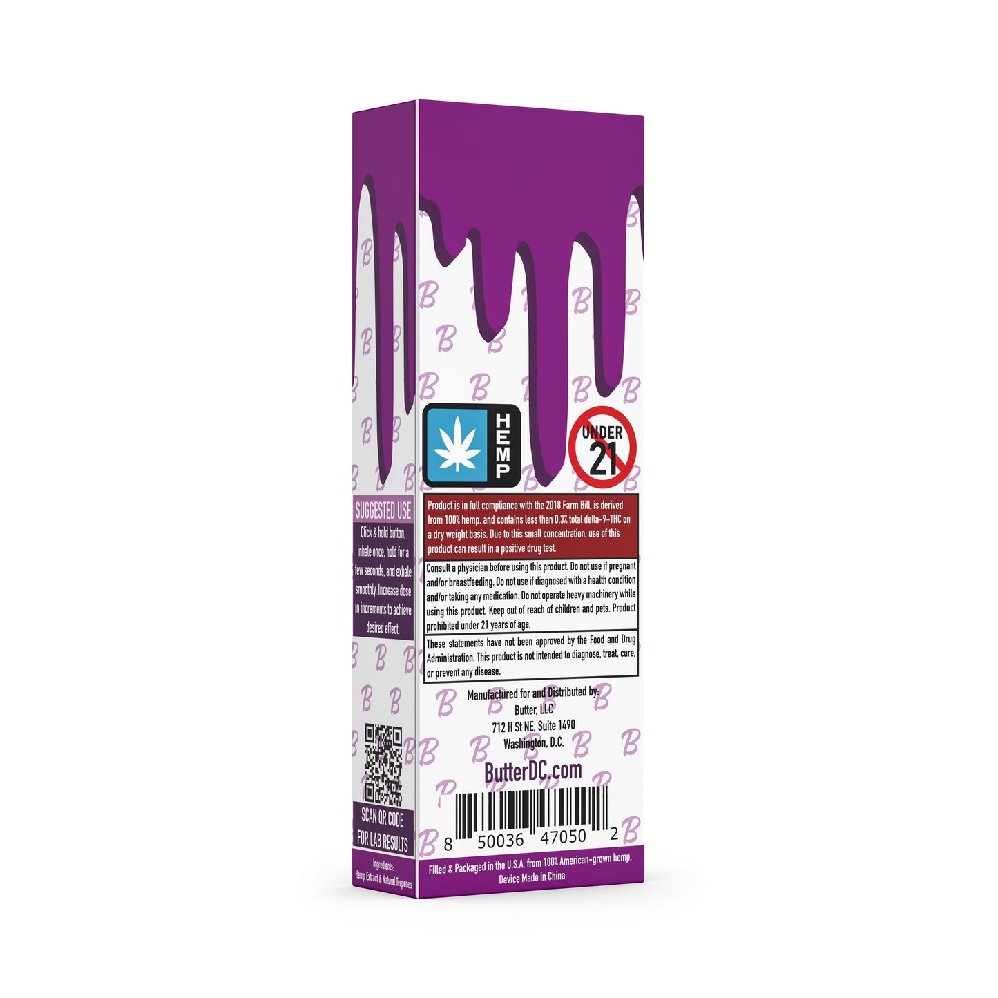 Butter HHC Grape Ape Vape Disposable